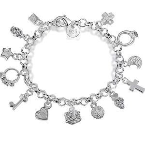 Silver Charm Bracelet